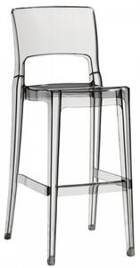 SCAB - Barová stolička ISY ANTISHOCK vysoká - transparentná