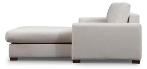 Dizajnová rohová sedačka Bellona 270 cm béžová - pravá