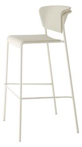 SCAB - Barová stolička LISA TECHNOPOLYMER vysoká - biela