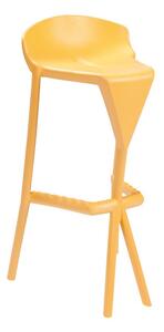 GABER - Barová stolička SHIVER - vysoká, horčicová