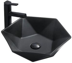Mexen MERY umývadlo, 48x41 cm, čierna matná, 21984885