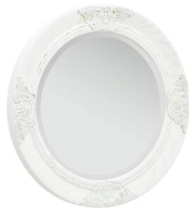 Nástenné zrkadlo v barokovom štýle 50 cm biele
