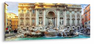 Obraz - Fontána di Trevi (120x50 cm)