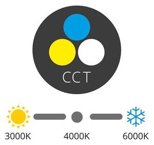 LED stropné svietidlo Ecolite LED-CSQ-CCT/25W/CR