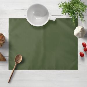 Biante Dekoračné prestieranie na stôl Rongo RG-081 Tmavé olivovo zelené 30x40 cm
