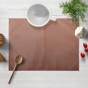 Biante Saténové prestieranie na stôl polyesterový Satén LUX-048 Bronzovo hnedé 30x40 cm
