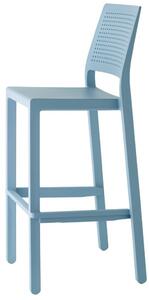 SCAB - Vysoká barová stolička EMI - modrá
