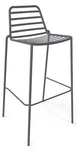 GABER - Barová stolička LINK - vysoká, sivá