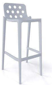 GABER - Barová stolička ISIDORO 66 - nízka, sivá