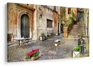 Obraz - Staré ulice Ríma (90x60 cm)