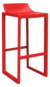 VONDOM - Červená barová stolička WALL STREET - VÝPREDAJ