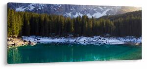 Obraz - Jazero Karersee (120x50 cm)