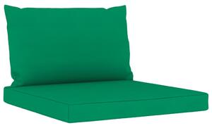 Podložky na paletovú sedačku 2 ks, zelené, látka