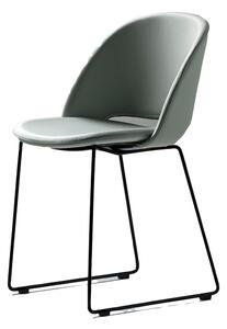 BONTEMPI - Čalúnená stolička POLO s lamelovou podnožou