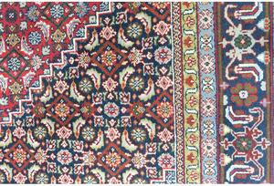 Ručne tkaný indický koberec Ganga 705 Rot 2,40 x 3,40 m
