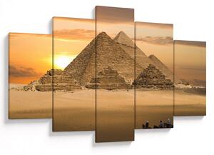 Obraz - Pyramídy (150x105 cm)