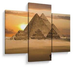 Obraz - Pyramídy (90x60 cm)