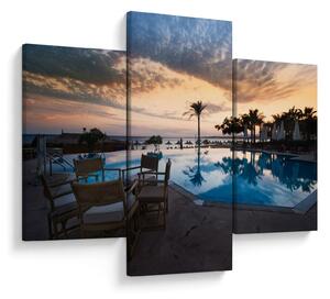 Obraz - Resort pri mori (90x60 cm)