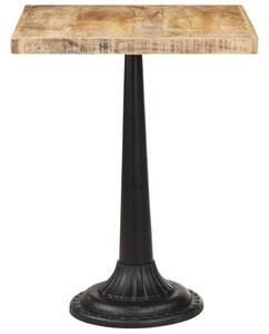 Bistro stolík 60x60x76 cm surové mangovníkové drevo