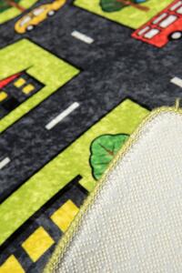 Conceptum Hypnose Detský koberec Green City 100x160 cm zelený