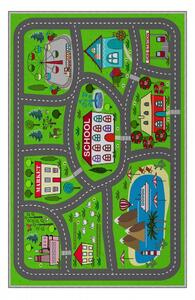 Conceptum Hypnose Detský koberec City II 100x150 cm zelený