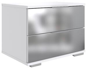 NOČNÝ STOLÍK, biela, 52/40/38 cm Carryhome - Nočné stolíky