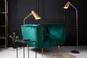 Dizajnová stolová lampa Leoma 64 cm zlatá
