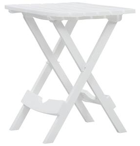 Skladací záhradný stôl biely 45,5x38,5x50 cm