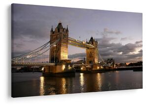Obrázok - Tower Bridge v noci (90x60 cm)