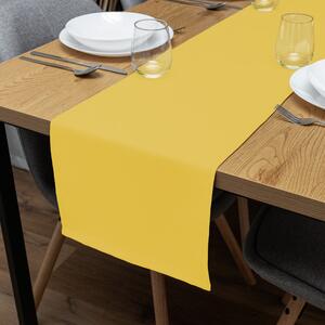 Biante Dekoračný behúň na stôl Rongo RG-090 Svetlo žltý 20x120 cm