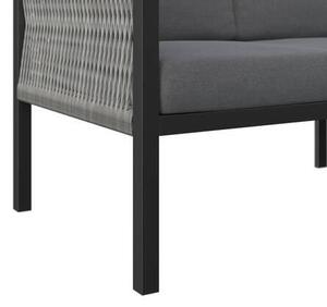 JEDÁLENSKÁ TERASOVÁ SÚPRAVA 5-dielne, kov, plast, sklo, textil Ambia Garden - Online Only záhrada, Online Only