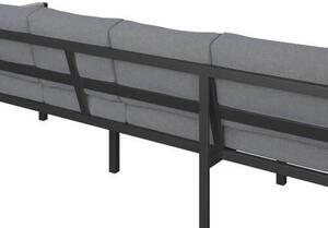 JEDÁLENSKÁ TERASOVÁ SÚPRAVA 5-dielne, kov, plast, sklo, textil Ambia Garden - Online Only záhrada, Online Only