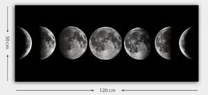Hanah Home Obraz Fázy mesiaca 120x50 cm