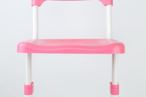 Rastúci písací stôl pre prváka Comfort - ružový