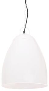 Industriálna závesná lampa 25 W biela 32 cm okrúhla E27