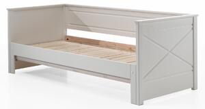 Rozkladacia detská posteľ so zásuvkou z masívu Pino XL