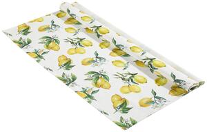 OBRUS, 85/85 cm, žltá, biela Esposa - Textil do domácnosti
