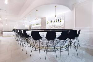 VONDOM - Barová stolička FAZ s podrúčkami - vysoká