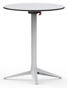 VONDOM - Okrúhly konferenčný stolík FAZ Ø podstavec 65 cm so sklenenou doskou, Ø50, Ø59, Ø69 cm