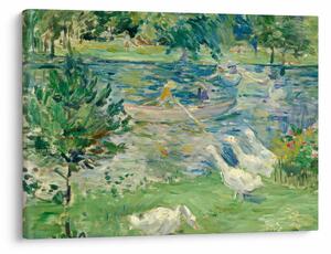 Obraz - Berthe Morisot, Girl in a Boat with Geese, reprodukcia (70x50 cm)