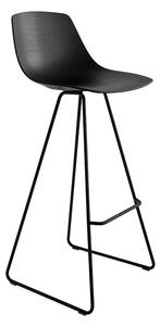 LAPALMA - Barová stolička MIUNN nízka s lamelovou podnožou