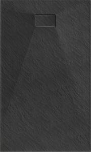 Mexen Hugo, SMC obdĺžniková sprchová vanička 150 x 90 cm, čierna matná, 42709015