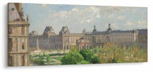 Obraz - Camille Pissarro, Place du Carrousel, Paris, reprodukcia (120x50 cm)