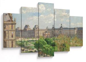 Obraz - Camille Pissarro, Place du Carrousel, Paris, reprodukcia (150x105 cm)