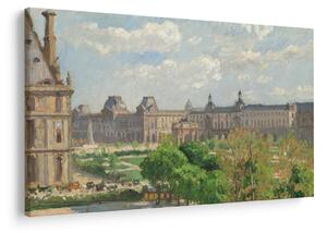 Obraz - Camille Pissarro, Place du Carrousel, Paris, reprodukcia (90x60 cm)