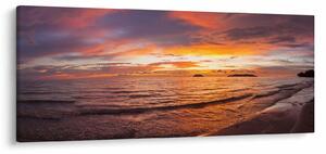Obraz - Západ slnka (120x50 cm)