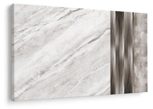 Obraz - Mramor so striebornými linkami (90x60 cm)