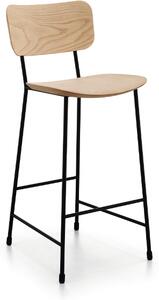 MIDJ - Drevená barová stolička MASTER