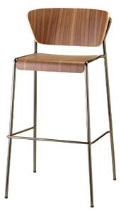 SCAB - Barová stolička LISA WOOD, vysoká