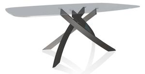 BONTEMPI - Stôl ARTISTICO so zaoblenými rohmi, 200/250-116/120 cm